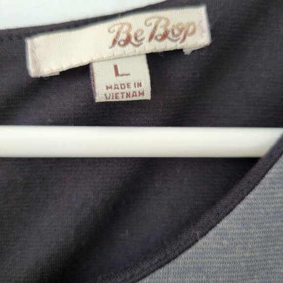 BeBop Women's Dark Color Block Pencil Dress Size Large - Picture 4 of 4